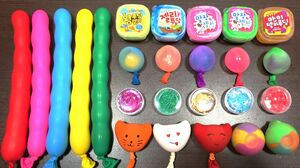 Making Slime with mini Funny Balloons | Mixing Random Things into Slime | Tep Slime