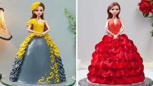 Amazing Fondant Princess Cakes Tutorials | Beautiful Barbie Doll Cake Ideas | So Tasty Cake