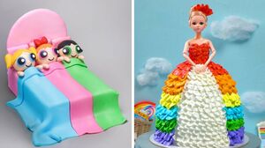 Princess Cake Tutorials | Amazing Colorful Cake Decorating Ideas For Party | So Tasty Cake Recipes