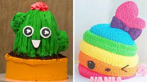 Kawaii Cactus Cake Tutorials | Amazing Birthday Cake Decorating Ideas | So Tasty Cake Recipes