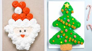 Last Minute Christmas Treats | 18 Adorable Christmas Cupcake Recipe Ideas | So Yummy Cake