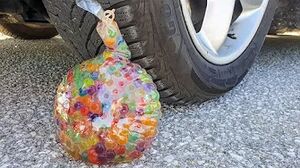 Crushing Crunchy & Soft Things by Car! EXPERIMENT CAR vs ORBEEZ WATER BALLOON