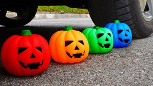 Experiment Car vs Halloween | Crushing Crunchy & Soft Things by Car