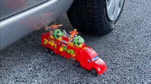 Crushing Crunchy & Soft Things by Car! EXPERIMENT: CARS AND TOYS VS CAR 1