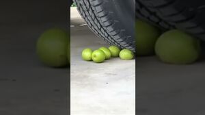 Crushing Crunchy & Soft Things by Car! - EXPERIMENT: Car vs Apples
