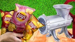 EXPERIMENT: LAY'S CHIPS VS MEAT GRINDER