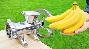 Experiment: Meat Grinder vs Bananas