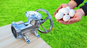 Experiment: Eggs vs Meat Grinder