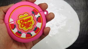 Mixing Chupa Chups Eyeshadow with Slime★Satisfying Slime Video★ASMR #1