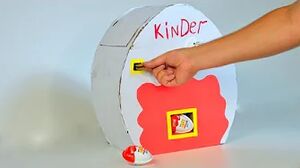 Wow! Amazing DIY Kinder Joy Vending Machine
