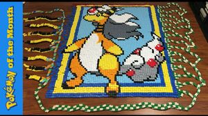 Ampharos Evolution Line "Pokemon of the Month In Dominoes" Collaboration with WebGuy1000
