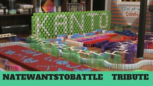 NateWantsToBattle Tribute - In 12,000 Dominoes!
