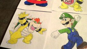 Nintendo Drawings: Super Mario Series