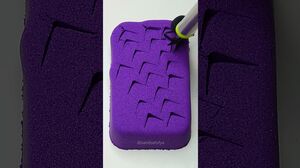 VERY SATISFYING AND RELAXING KINETIC SAND ASMR ⚡PURPLE