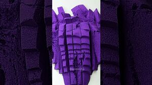VERY SATISFYING AND RELAXING KINETIC SAND ASMR ⚡ PURPLE
