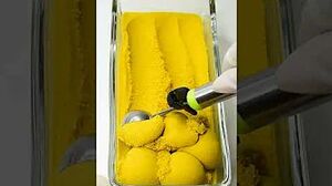 VERY SATISFYING AND RELAXING KINETIC SAND ASMR ⚡YELLOW