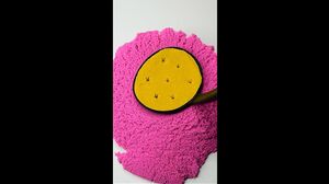 VERY SATISFYING AND RELAXING KINETIC SAND ASMR ⚡ PINK