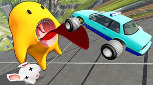 BeamNG.Drive SUPER Ramp Сhallenge - The Craziest Car Mods Mades by Part Randomizer Jumps & Crashes