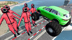Crazy Stunts Sky Jumps with New BeamNG Drive Car Mods - Crazy Vehicles Crashes Compilation