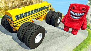 Downhill Obstacle Course #19 BeamNG Drive Satisfying Cars Crashes Fails Rollovers | Good Cat