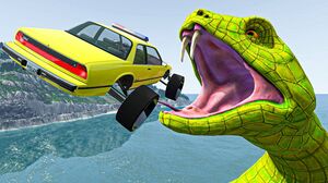 Incredible Cars Jumping with Giant Ramp #118 BeamNG.Drive Vehicles Jumps and Crashes Compilation