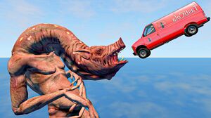 BeamNG Drive Fun Madness - Incredible Cars Jumping In Mouth Of Big Monster Pig | Crashes Compilation