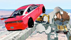 Broken Road Bridge #8 – BeamNG Drive Car Crashes Compilation | Good Cat