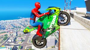 GTA 5 Spiderman Epic Jumps #13 ( Spider-Man Stunts & Fails )