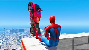 GTA 5 Spiderman Epic Jumps #12 ( Spider-Man Stunts & Fails )