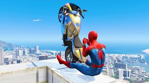 GTA 5 Spiderman Epic Jumps #8 ( Spider-Man Stunts & Fails )