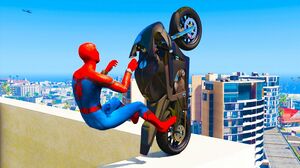 GTA 5 Spiderman Epic Jumps #6 ( Spider-Man Stunts & Fails )