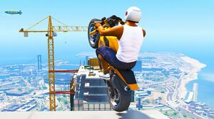 GTA 5 Jumping off Highest Buildings - GTA V Funny Moments #7