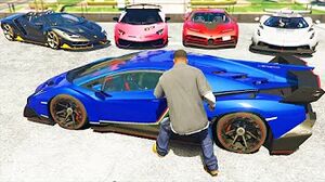 GTA 5 Stealing Super Cars with Franklin #21 (GTA V Real Life Expensive Cars)