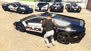 GTA 5: Stealing Super Police Cars with Franklin #2 (GTA 5 Collecting Expensive Cars)
