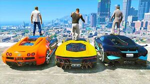 GTA 5 Stealing Super Cars with Franklin #5 (GTA 5 Stealing Expensive Cars)