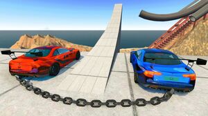High Speed Jump Crashes BeamNG Drive Compilation #27 (Car Shredding Experiment)