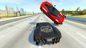 High Speed Jumps/Crashes BeamNG Drive Compilation #9 (Beamng Drive Crashes)