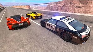 Crazy Police Chase Compilation #1 (BeamNG Drive Crashes)