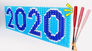 SMASHING 2020 TO PIECES (6,000 Dominoes)