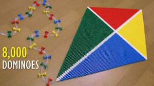 8,000 Dominoes  - The Kite REBUILT