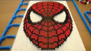 Spider-Man in 10,000 Dominoes!