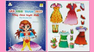 Công chúa phép thuật, Dán hình trang phục công chúa tuyệt đỉnh - Sticker magic princess (Chim Xinh)