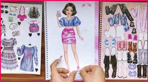 SÁCH HÌNH DÁN TOP MODEL, THAY QUẦN ÁO GIÀY DÉP BÚP BÊ - Sticker dress up princess (Chim Xinh)