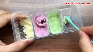 HỘP KẸO GIÁO DỤC THẦN KÌ, POPIN COOKIN LÀM KEM ĂN THẬT - DIY kracie making ice cream (Chim Xinh)A