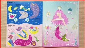 Nàng tiên cá - Sách dán hình trang phục búp bê kể chuyện -sticker dolly dressing mermaid (Chim Xinh)