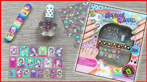 Đồ chơi SƠN MÓNG TAY VÀ DÁN HÌNH STICKER NGỰA UNICORN - Nails stamper toys for kids (Chim Xinh)