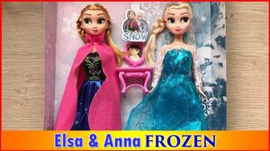 Đồ chơi trẻ em, BÚP BÊ CÔNG CHÚA ELSA & ANNA XINH ĐẸP ĐỔI TRANG PHỤC - Elsa & Anna dolls (Chim Xinh)