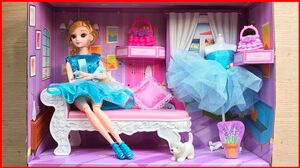 Mở hộp đồ chơi búp bê công chúa bale và giường ngủ hồng xinh - Baby doll so cute (Chim Xinh)