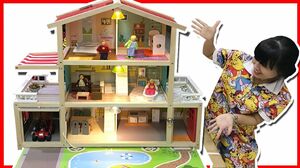 ĐỒ CHƠI NGÔI NHÀ BÚP BÊ BABY 3 TẦNG KHỔNG LỒ - Baby Doll house toys (Chim Xinh)