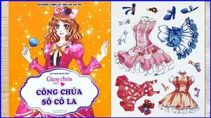 SÁCH DÁN HÌNH TRANG PHỤC CÔNG CHÚA - TẬP 5 CÔNG CHÚA SOCOLA - Sticker dolly dressing (Chim Xinh)
